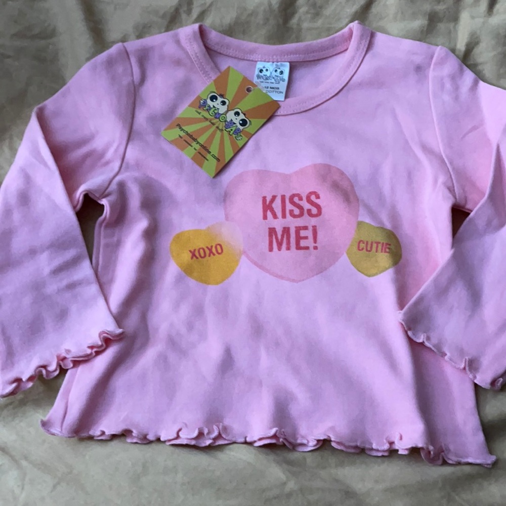 Kiss Me valentine’s all the time long sleeved tee